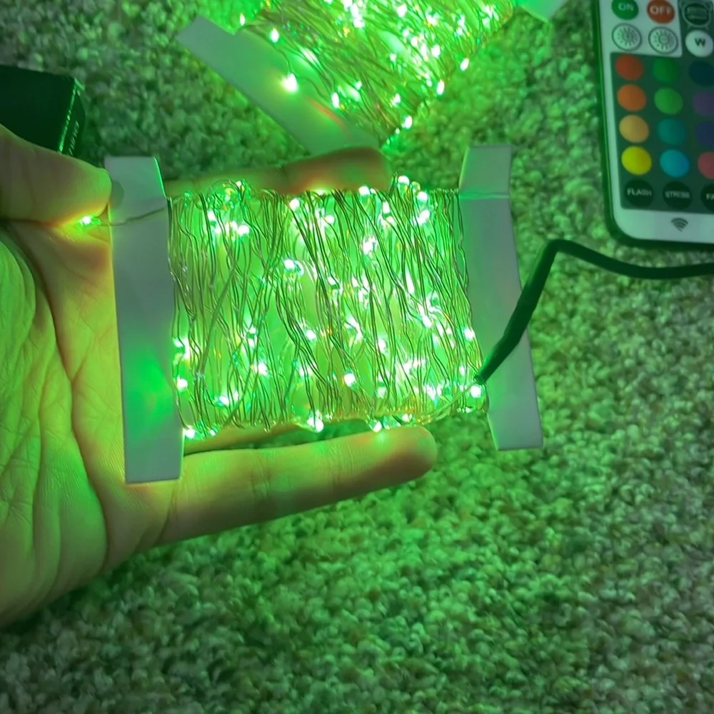 2 pack USB fairy string lights with remote and micro LEDs